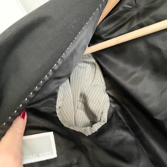 Michael Kors Boy’s Blazer Black Formal Back to school Sz 12R - Picture 7 of 14